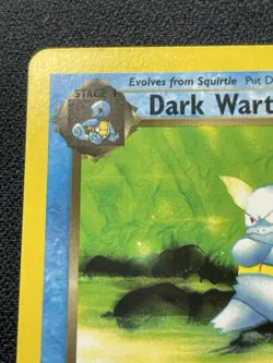 Pokemon Dark Wartortle 46/82 Team Rocket Uncommon LP - Image 3
