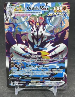 Pokemon SWSH Battle Styles 170/163 Rapid Strike Urshifu VMAX Alt Art NM/MINT - Image 1