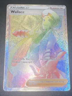 Holo Wallace 208/195 Secret Rare Silver Tempest Pokemon TCG NM/M - Image 1