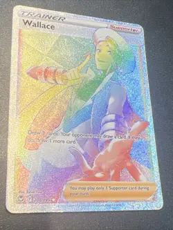 Holo Wallace 208/195 Secret Rare Silver Tempest Pokemon TCG NM/M - Image 2
