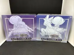 Pokemon TCG Chilling Reign Elite Trainer Box ETB set of 2 - Image 1