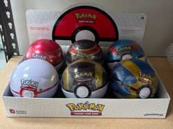 Pokemon factory sealed guarantee TCG Pokeball Set of 6 Display free shipping 820650809767 - Image 1