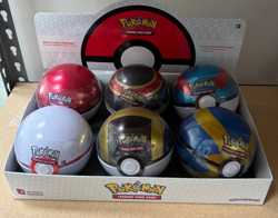 Pokemon factory sealed guarantee TCG Pokeball Set of 6 Display free shipping 820650809767 - Image 3