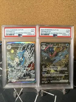 Pokemon TCG Kingdra EX 131 PSA 9 And Greninja EX 132 PSA 9 Set Black Star Promos - Image 1