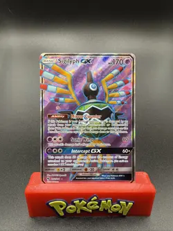 Sigilyph GX (Full Art) 202/214 Ultra Rare Pokemon SM Lost Thunder Near Mint NM - Image 1