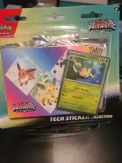Pokemon Prismatic Evolutions 3 Booster Pack Blister-Tech Sticker Collection x12 - Image 3