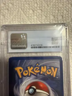 CGC 9 MINT Machamp 1999 Base Set 1st Edition 8/102 Cosmos Holo Pokemon - Image 4