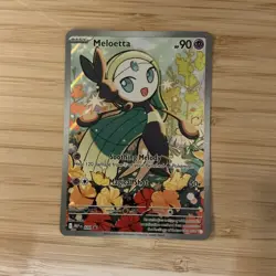 Pokemon TCG Meloetta Illustration Rare 026 Promo Mega Battle Deck NM - Image 1
