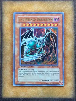 Yugioh The Wicked Dreadroot JUMP-EN018 Ultra Rare Limited Edition LP - Image 1
