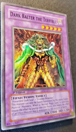 Yu-Gi-Oh! Dark Balter the Terrible LOD-002 Legacy of Darkness Vintage 2003 NM - Image 2