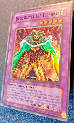 Yu-Gi-Oh! Dark Balter the Terrible LOD-002 Legacy of Darkness Vintage 2003 NM - Image 3