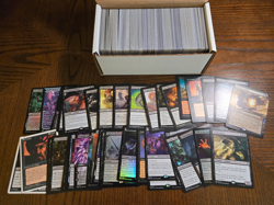 500+ BLACK MTG Magic the Gathering Cards Lot 40+ Mythics Rares Uncommons Commons - Image 1