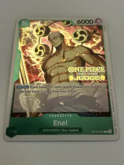 Enel (Judge Pack Vol. 6) OP10-025 One Piece Promotion Cards Foil - Image 1