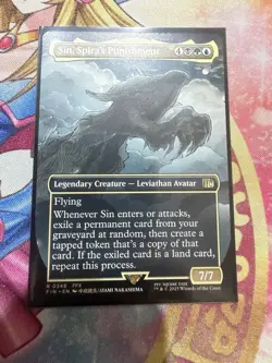 Sin, Spira's Punishment (Borderless) Final Fantasy Regular MTG NM Magic Card - Image 1