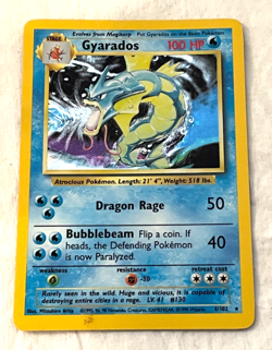Pokemon Card Gyarados 100HP Holo Rare 7/130 Trading Cards - Image 3