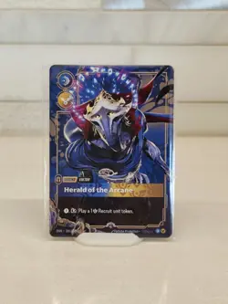 Riftbound VIKTOR Herald Of The Arcane METAL Card Houston Prize Wall Promo 1/35 - Image 1