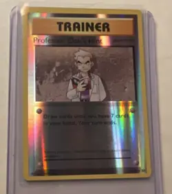 Pokemon Professor Oak's Hint Trainer Holo Card English Pokemon TCG - Image 1