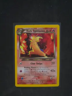 Dark Typhlosion 10/105 Neo Destiny Holo Pokemon Card Light Play LP - Image 1