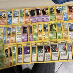Pokemon TCG Base Set card lot of 75 cards. 1999 Vintage Pokemon. - Image 2