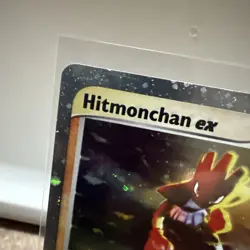 Pokemon TCG Hitmonchan EX Ruby and Sapphire Holo Ultra Rare Card 98/109 NM - Image 2