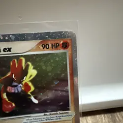 Pokemon TCG Hitmonchan EX Ruby and Sapphire Holo Ultra Rare Card 98/109 NM - Image 3