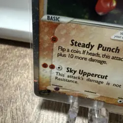 Pokemon TCG Hitmonchan EX Ruby and Sapphire Holo Ultra Rare Card 98/109 NM - Image 4