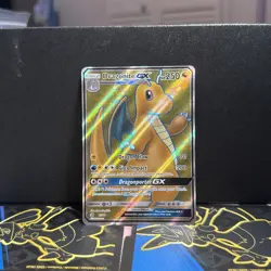 Pokemon TCG Dragonite GX Full Art Holo Card 67/70 Dragon Majesty Ultra Rare NM - Image 1