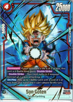 Son Goten FB08-121 SCR Alternate Art Saiyan's Pride Dragon Ball English Card - Image 1