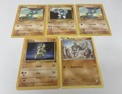 Pokemon TCG Machoke Base Set Card 34/102 Regular Uncommon - Image 1