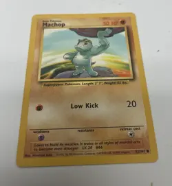Pokemon TCG Machoke Base Set Card 34/102 Regular Uncommon - Image 3