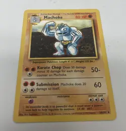 Pokemon TCG Machoke Base Set Card 34/102 Regular Uncommon - Image 5