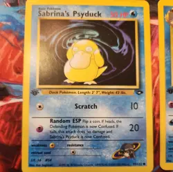Sabrinas’s Psyduck & Golduck Pokemon Card Gym Challenge 1st Edition - Image 2