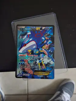 Pokemon TCG Team Aqua's Kyogre EX Double Crisis Holo Card 6/34 HP/DMg - Image 1