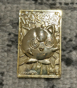 Vintage Pokemon 23K Gold Plated Pikachu Poliwhirl Jigglypuff Trading Cards 1999 - Image 3