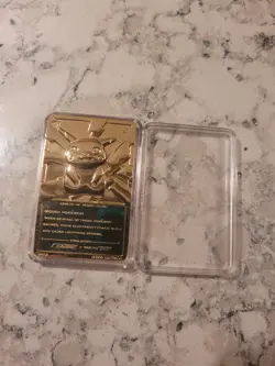 Pokemon Pikachu Nintendo 1999 23K Gold Plated Trading Card - Image 4