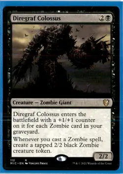 Commander: Innistrad: Midnight Hunt #112 Diregraf Colossus - Image 1