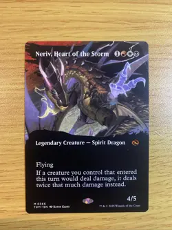 Neriv, Heart of the Storm (Borderless) Tarkir: Dragonstorm Regular - Image 1