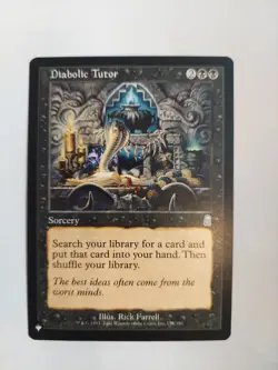 Diabolic Tutor List Reprint Regular 129 - Image 1