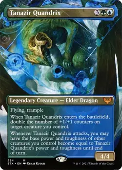 Tanazir Quandrix - Extended Art STX NM MTG - Image 1