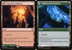 Cragcrown Pathway // Timbercrown Pathway ZNR NM MTG - Image 1