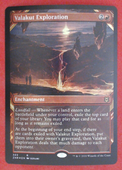 MTG Bling - Foil Showcase - Valakut Exploration - Zendikar Rising -i388 - Image 1