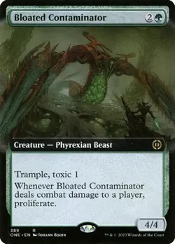 Bloated Contaminator - Extended Art ONE NM MTG - Image 1