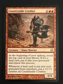 1x Countryside Crusher (108) Modern Masters HP MTG Magic the Gathering x1 MKE - Image 1