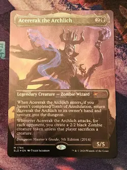 MTG Secret Lair - Dungeons And Dragons - Acererak The Archlich FOIL NM D&D - Image 1