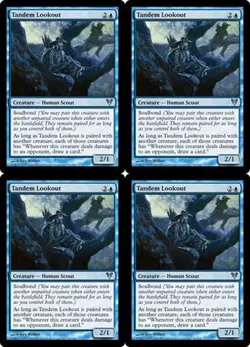 MTG - 4x TANDEM LOOKOUT - Avacyn Restored (U) - Image 1