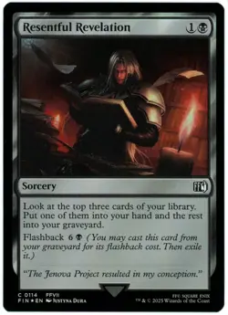 Resentful Revelation (Foil) - 0114 - Final Fantasy - MTG - NM/M - Image 1