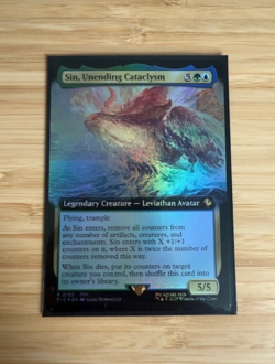 Sin, Unending Cataclysm (Extended Art) Commander: Final Fantasy Foil NM - Image 1