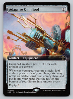 Adaptive Omnitool Extended Art- Aetherdrift MTG - Image 1