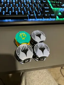 MTG Final Fantasy CHOCOBO & Avatar AANG Bundle Click Wheel Life Counter Spindown - Image 1