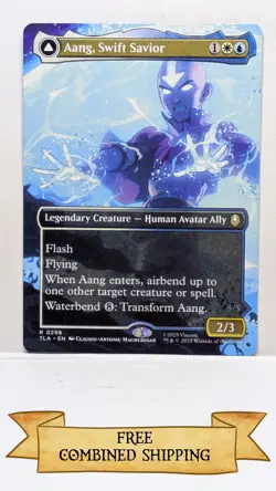 Aang, Swift Savior (0298) (Borderless) Avatar: The Last Airbender Regular - Image 1